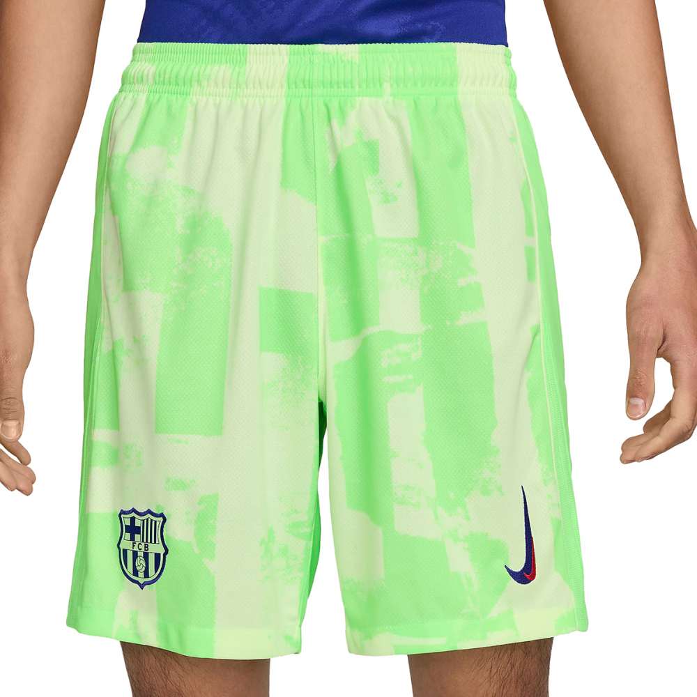 Nike Mens FCB STADIUM 3RD SHORT BARELY VOLT - Paragon Sports