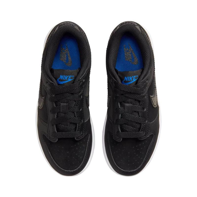 Nike Kids DUNK LOW BLACK-BLACK-WHIT - Paragon Sports