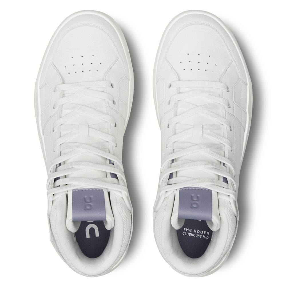ON Womens ROGER CLUBHOUSE MID 2 WHITE-FEATHER - Paragon Sports