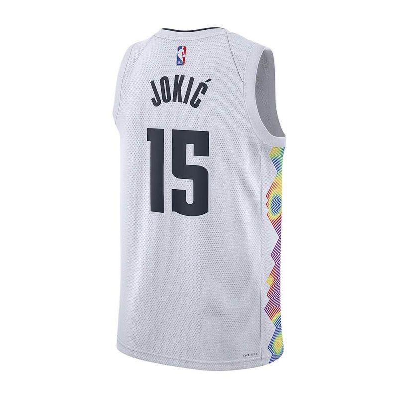 Nike Mens JOKIC NUGGETS CITY SWNGMN WHITE - Paragon Sports Nike Mens JOKIC NUGGETS CITY SWNGMN WHITE - Paragon Sports