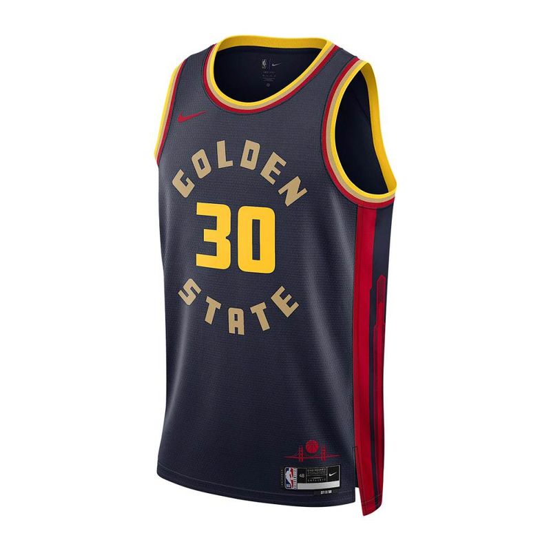 Nike Mens CURRY GSW CITY SWINGMAN C NAVY Paragon Sports