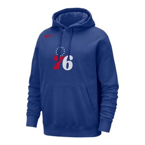 mens 76ers club hoodie Pullover