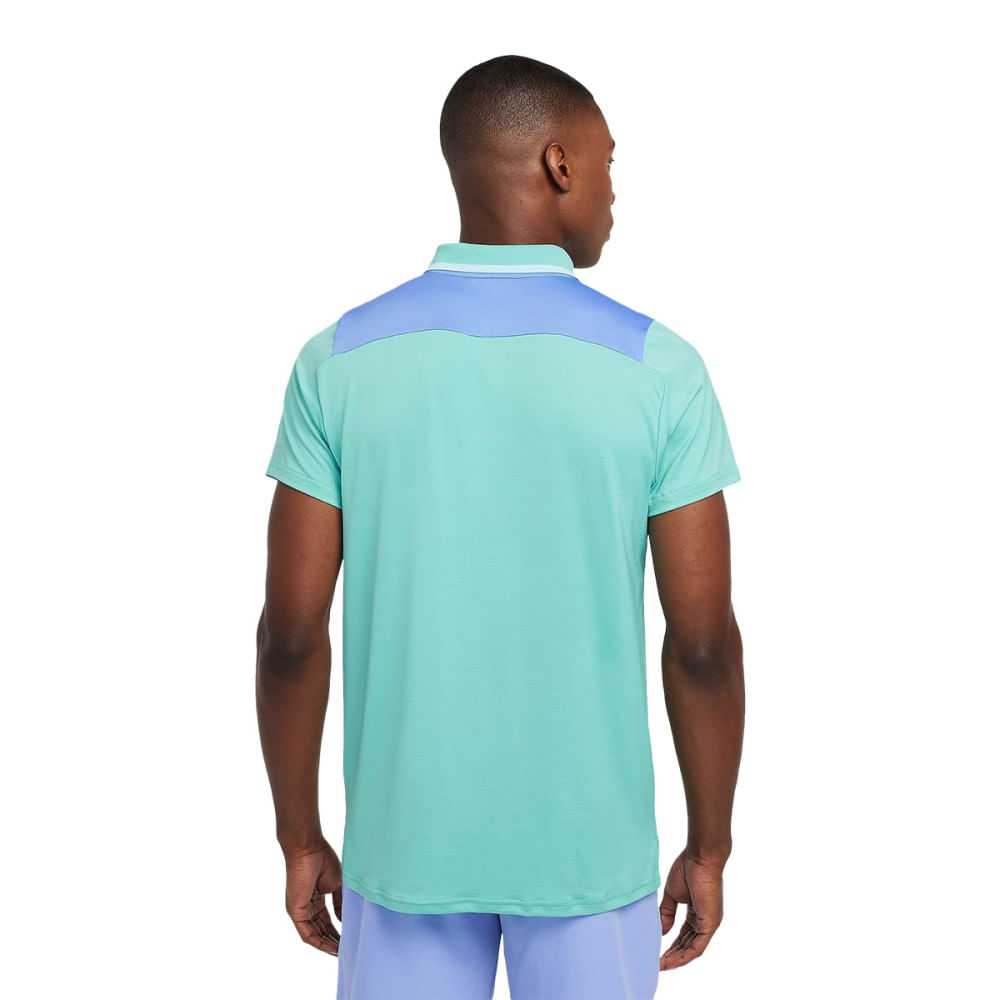 Nike Mens DRI-FIT TENNIS POLO GREEN FROST-ROYA - Paragon Sports