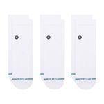 unisex icon quarter 3-pack socks
