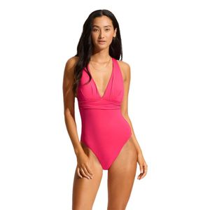 womens cross back one piece