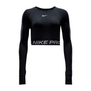 womens pro cropped long sleeve
