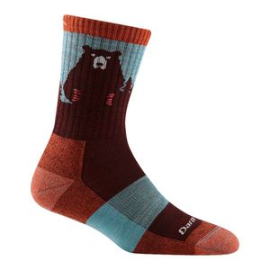 womens bear town micro crew Socks