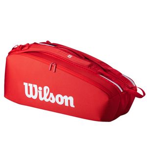 Super Tour Red 6 Pack Tennis Bag