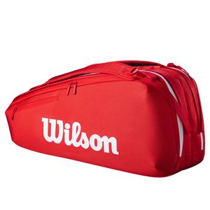Super Tour Red 6 Pack Tennis Bag