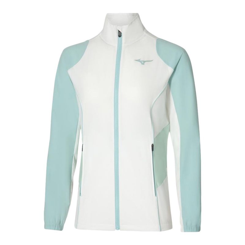 Mizuno Womens SHADOW JACKET WHITE - Paragon Sports Mizuno Womens SHADOW JACKET WHITE - Paragon Sports