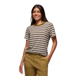 womens cozy up short sleeve crew