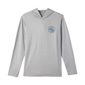 mens TRVLR UPF hooded Long Sleeve Pullover
