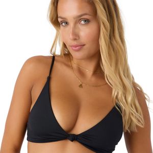 womens saltwater solids pismo bikini top