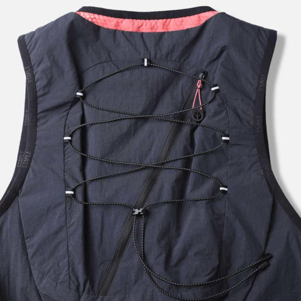 Staple Mens MERCURY TRAIL VEST BLACK - Paragon Sports
