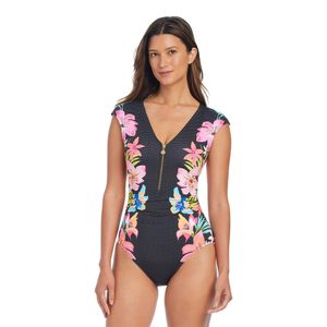womens cap sleeve mio one piece Swimsuit