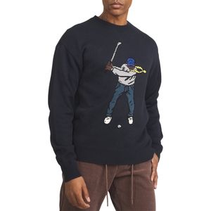 mens intarsia swingman sweater