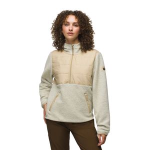 womens wooly bird fleece half zip Jacket