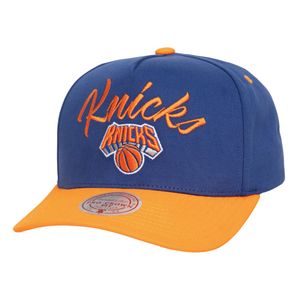 unisex New York Knicks Script Arch Pro Crown Snapback Hat