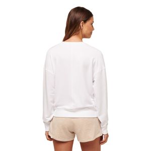 womens cloud terry crew Pullover