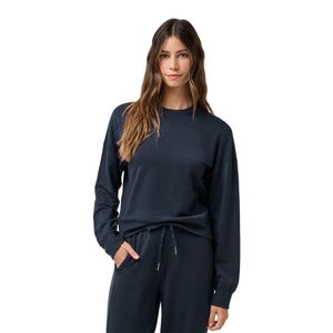 womens cloud terry crew Pullover