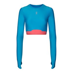 womens train long sleeve crop