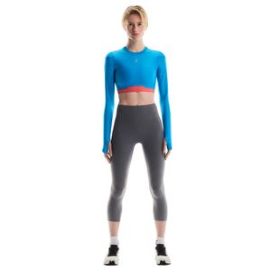 womens train long sleeve crop