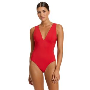 womens plunge one piece Swimsuit