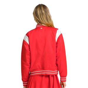 womens satin heritage bomber Jacket