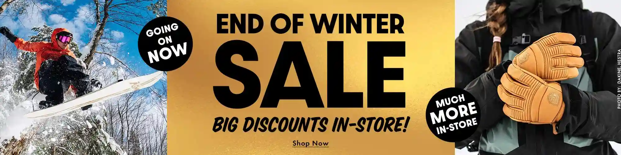 END OF WINTER SALE